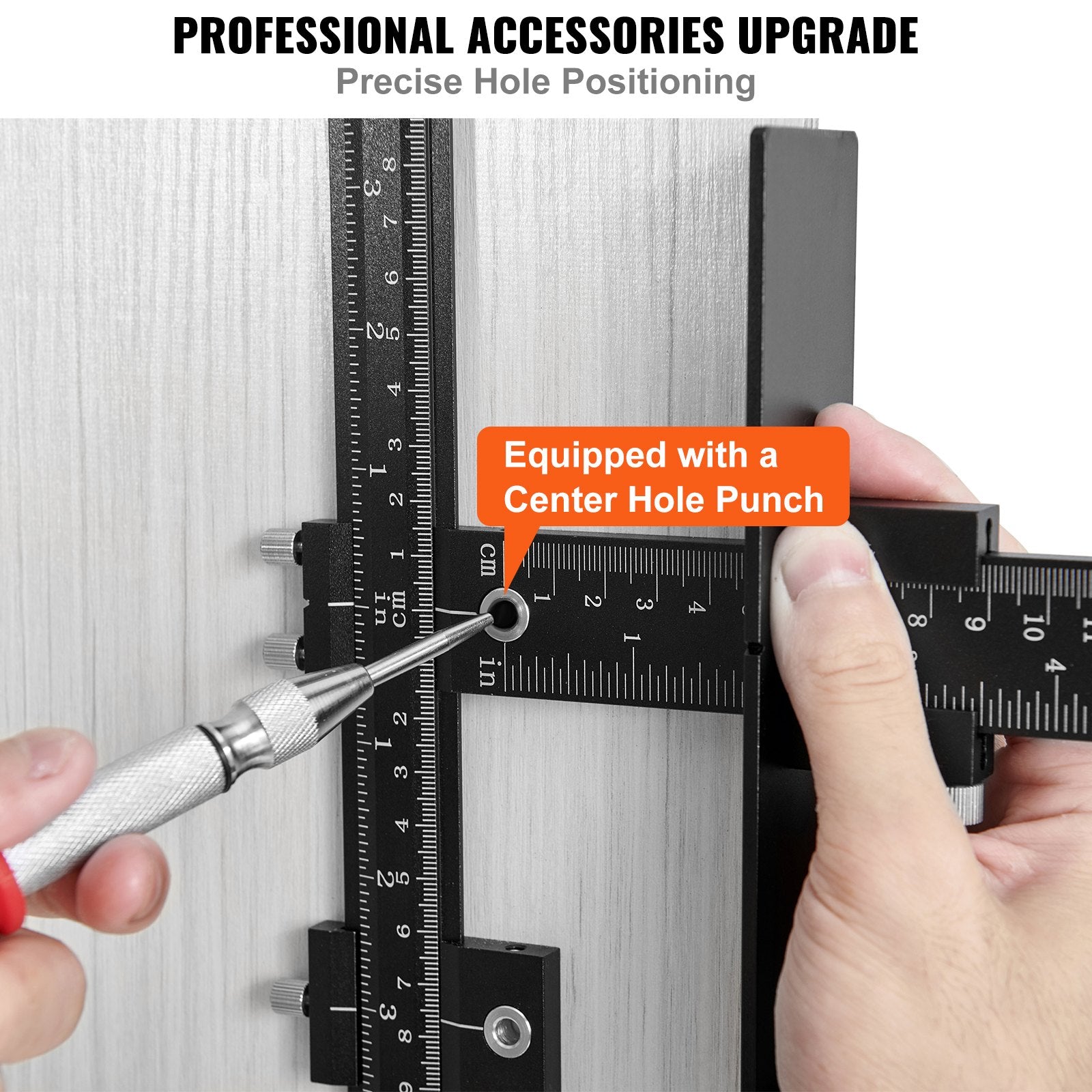 Bird Cage Accessories: VEVOR Cabinet Hardware Jig, Aluminum Alloy Cabinet Handle Jig with Center Punch, Adjustable Cabinet Hardware Template Tool, for Installation of Door Drawer Front Knobs Handles and Pulls