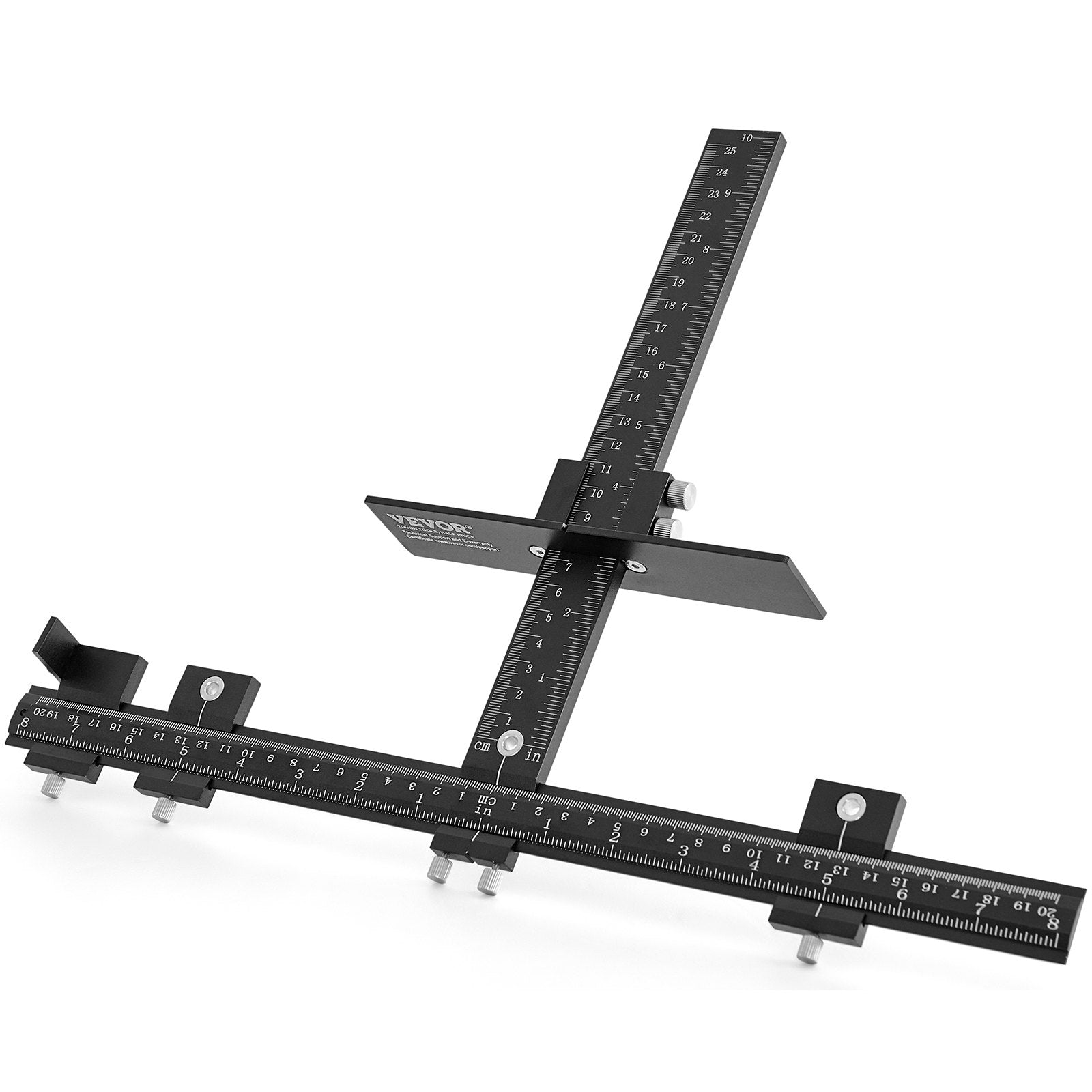Bird Cage Accessories: VEVOR Cabinet Hardware Jig, Aluminum Alloy Cabinet Handle Jig with Center Punch, Adjustable Cabinet Hardware Template Tool, for Installation of Door Drawer Front Knobs Handles and Pulls