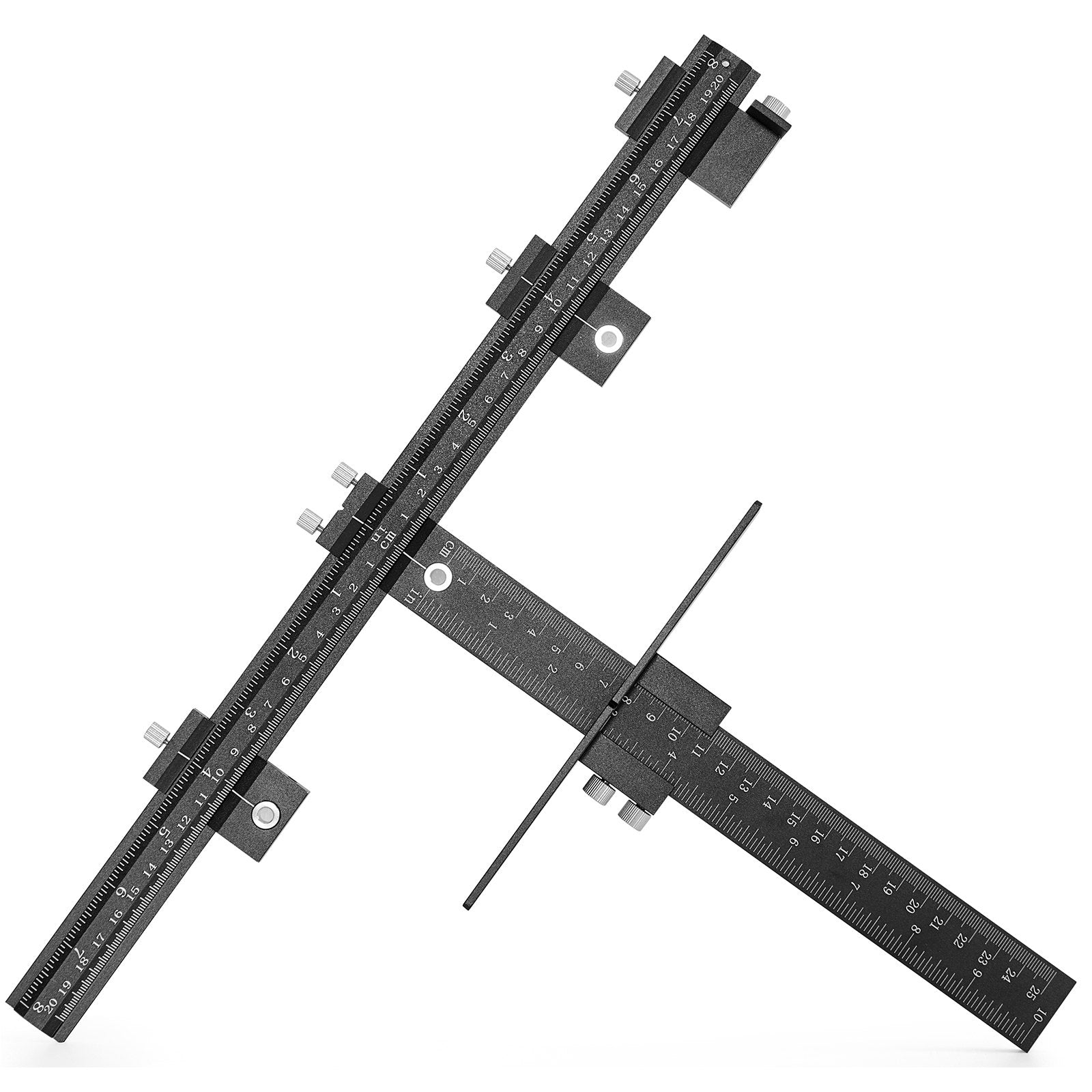 Bird Cage Accessories: VEVOR Cabinet Hardware Jig, Aluminum Alloy Cabinet Handle Jig with Center Punch, Adjustable Cabinet Hardware Template Tool, for Installation of Door Drawer Front Knobs Handles and Pulls