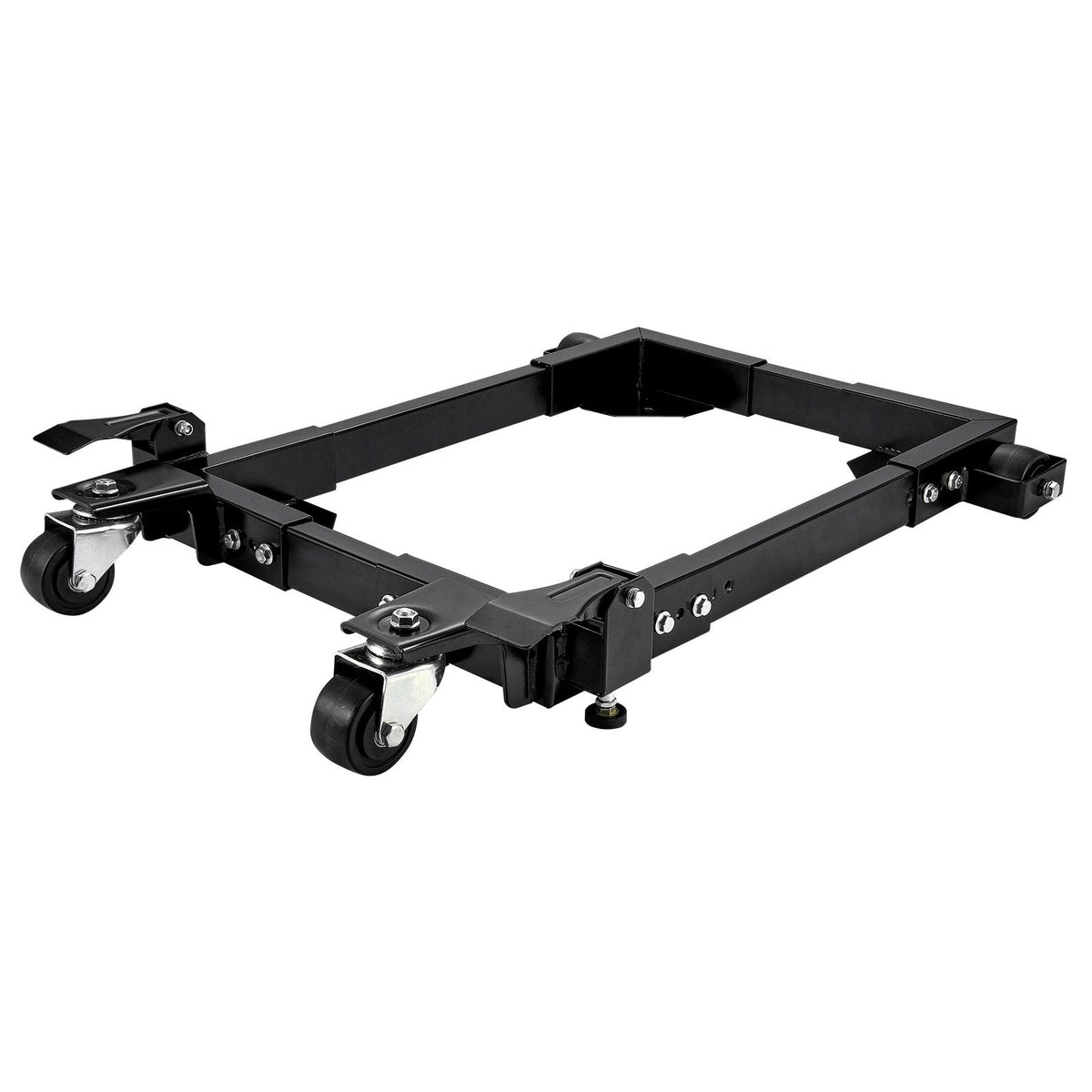 Mobile Base, 680.3 kg Capacity, Adjustable from 457.2 x 609.6 mm to 673.1 x 800.7 mm, Heavy Duty Universal Mobile Base Stand with Swivel Wheels, for Woodworking Equipment, Bandsaw, Power Tools