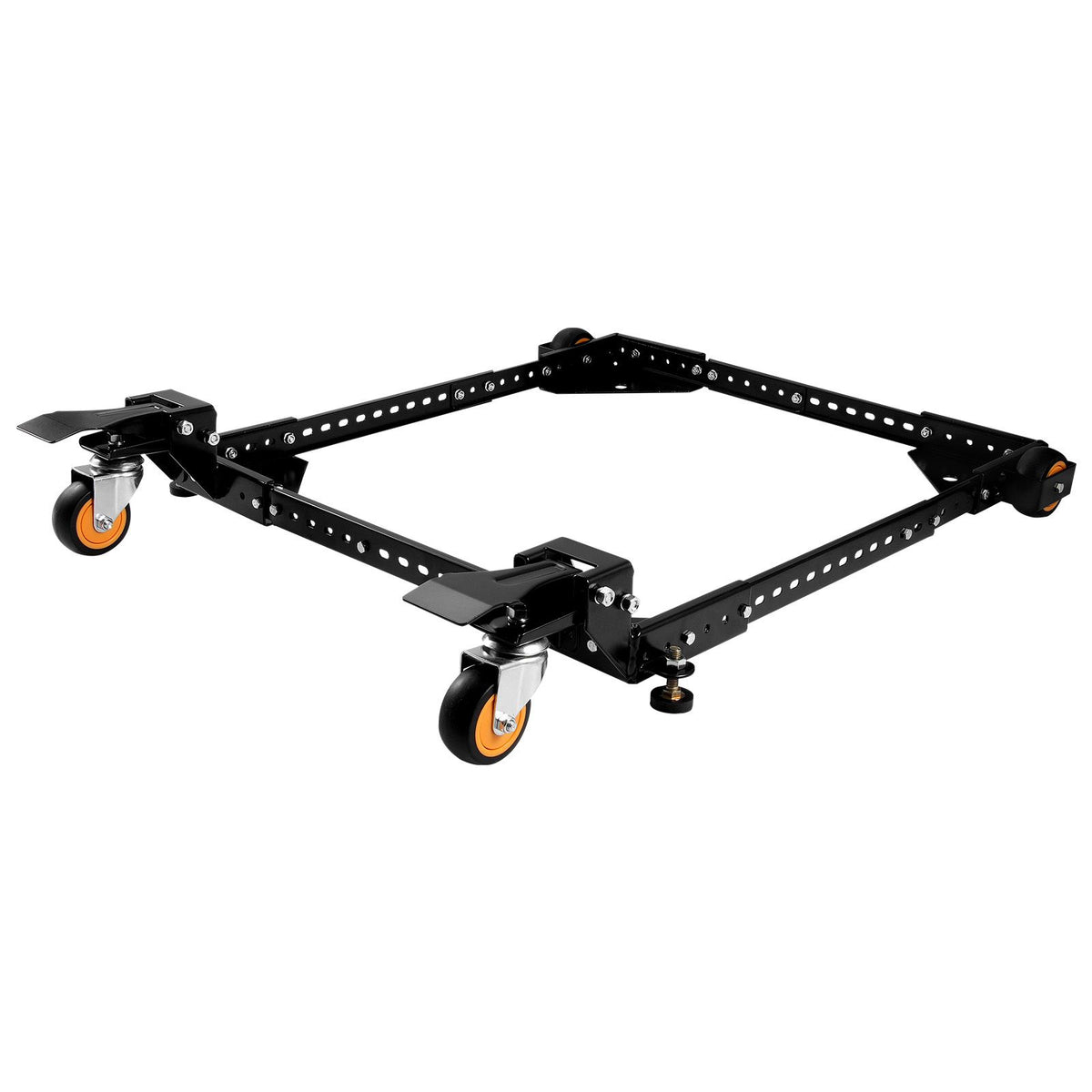 Mobile Base, 295.5 kg Capacity, Adjustable from 304 x 304 mm to 914 x 914 mm, Heavy Duty Universal Mobile Base Stand with Swivel Wheels, for Woodworking Equipment, Bandsaw, Power Tools, Machines