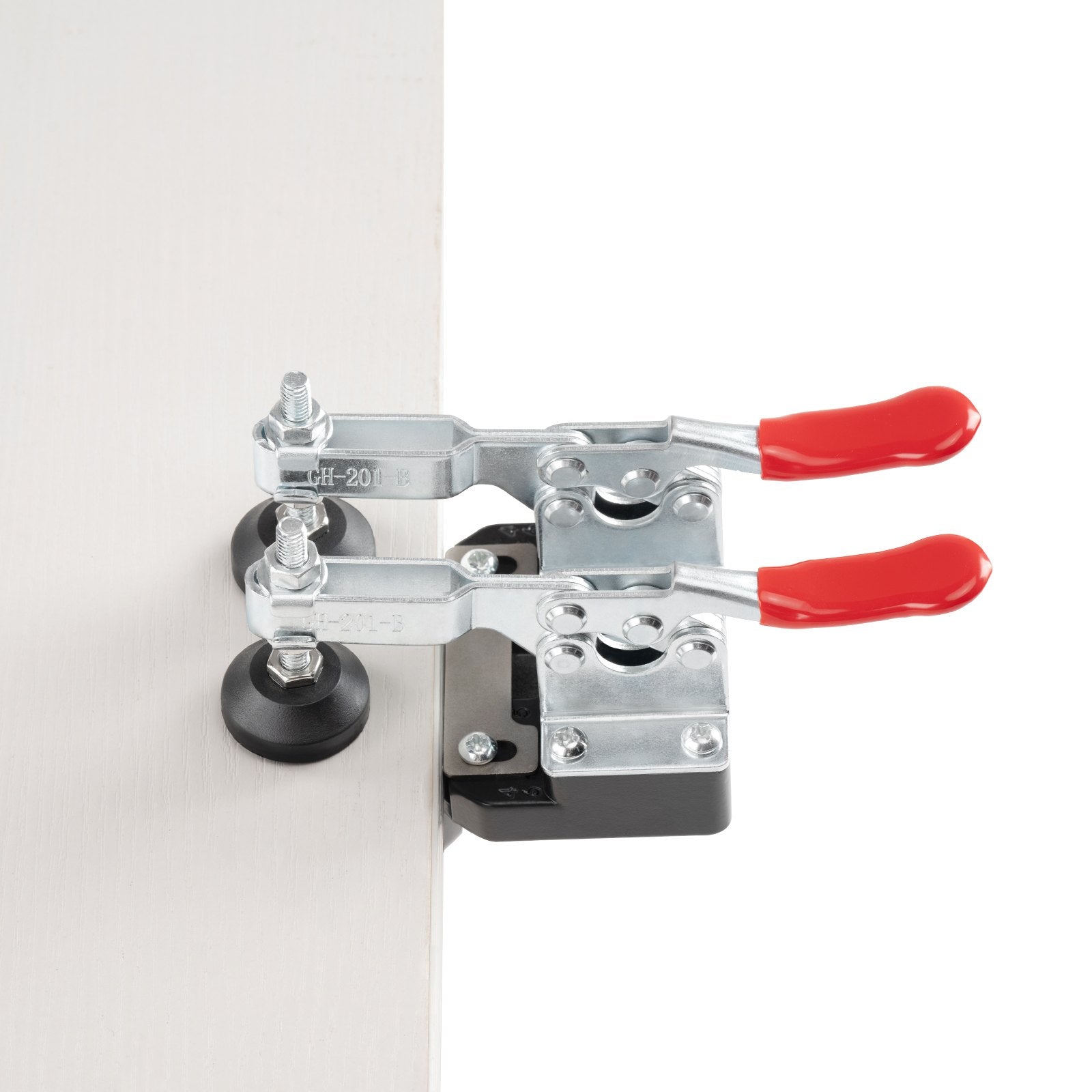 Hand Tools: VEVOR 35 mm Concealed Door Hinge Jig, Aluminum Alloy Cabinet Hinge Jig, Accurate Locking Dual Clamp Fixation Hinge Drill Jig with Accessories, Woodworking Tool for Doors Cabinets Hinges Mounting