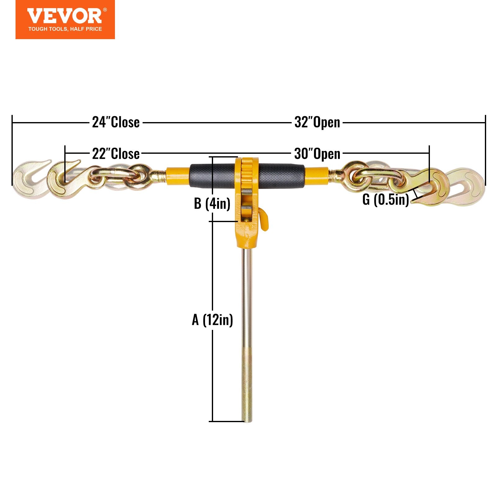 Hand Tools: VEVOR Ratchet Chain Binder 5/16