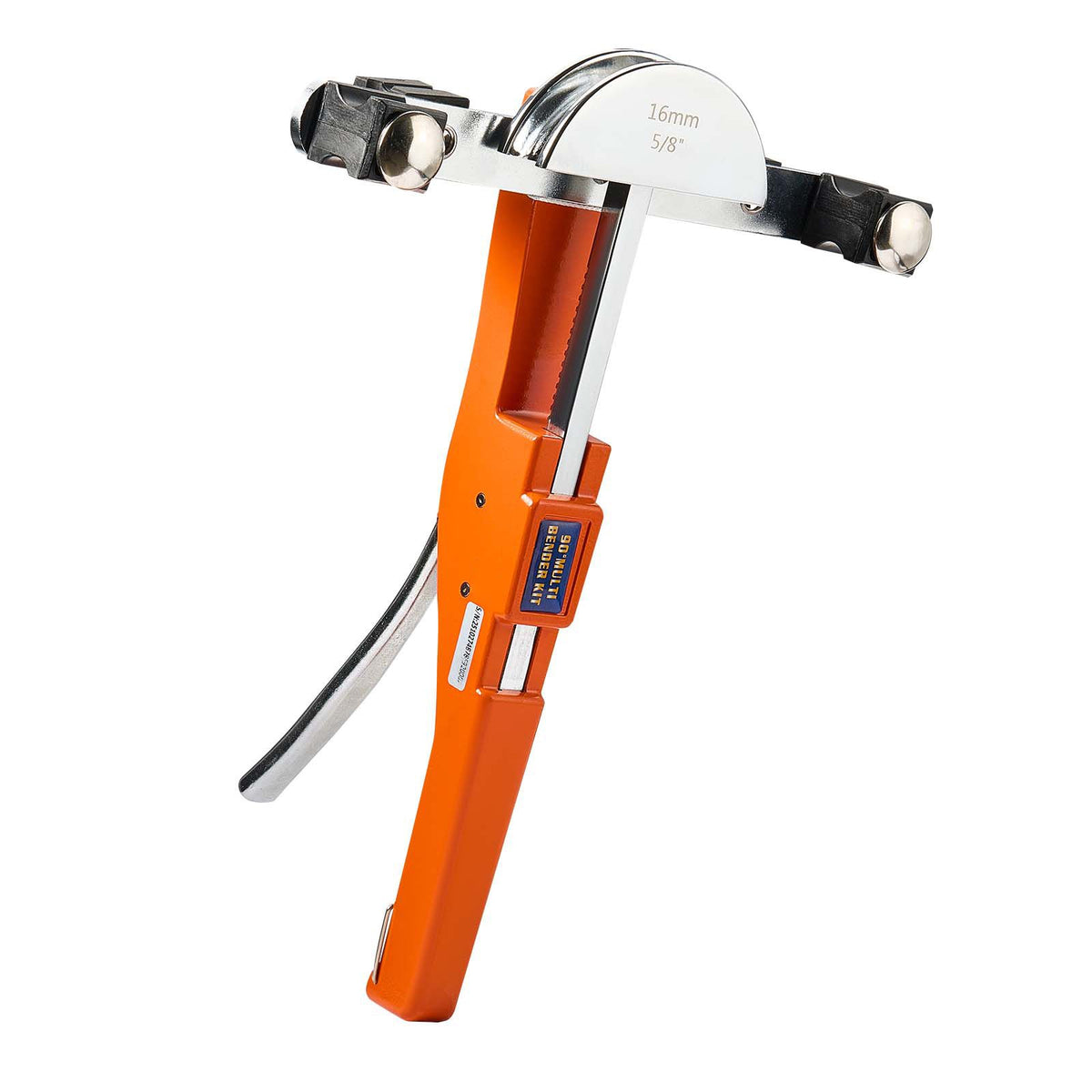 Tubing Bender Kit, 6 mm to 22 mm, Compact Ratcheting Tube Pipe Bender, Ratchet Hand Bending Tool, with 7 Aluminium Alloy Dies, HVAC Tools, for Copper Aluminum HVAC Refrigeration Maintenance