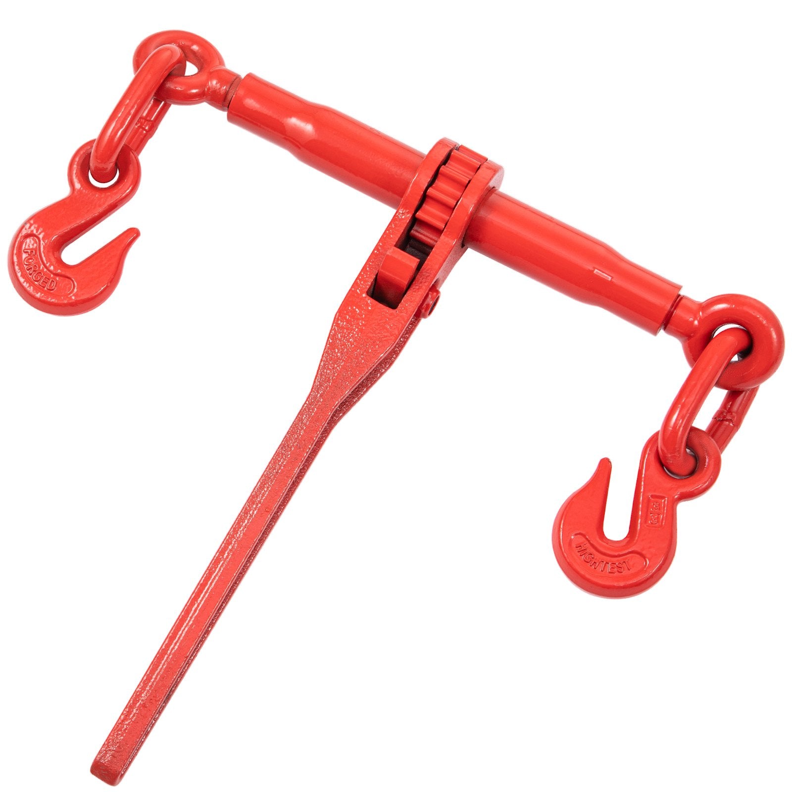 Hand Tools: VEVOR Chain Load Binder, 8 mm Tie Down Kit with 3 Ton Working Load Capacity and Two Grab Hooks, Includes (4) Ratchet Binders - (4) 6.4 m Grade 80 Chains, Transport Load Package for Hauling, Towing
