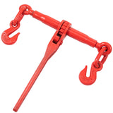 Hand Tools: VEVOR Chain Load Binder, 8 mm Tie Down Kit with 3 Ton Working Load Capacity and Two Grab Hooks, Includes (4) Ratchet Binders - (4) 6.4 m Grade 80 Chains, Transport Load Package for Hauling, Towing