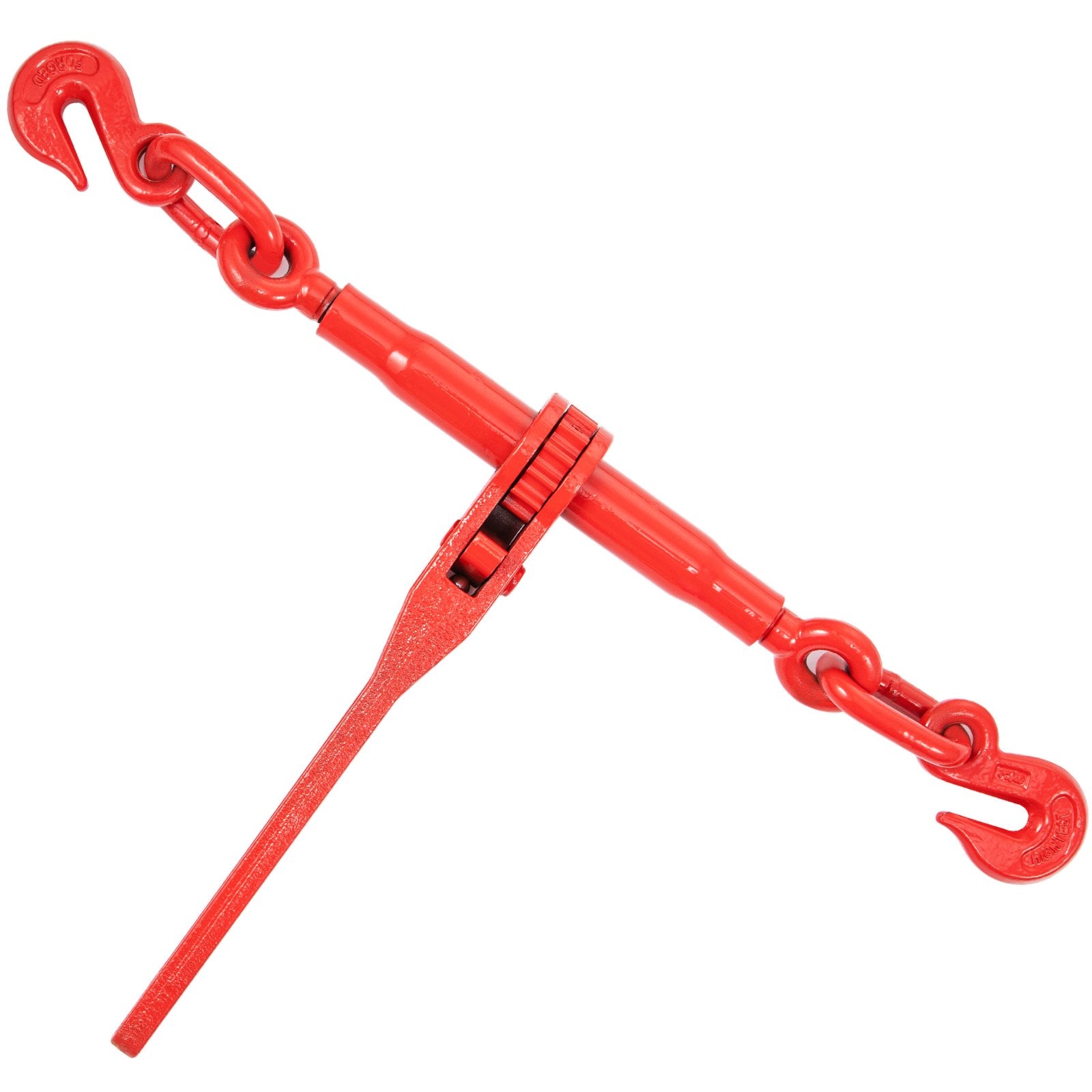 Hand Tools: VEVOR Chain Load Binder, 8 mm Tie Down Kit with 3 Ton Working Load Capacity and Two Grab Hooks, Includes (4) Ratchet Binders - (4) 6.4 m Grade 80 Chains, Transport Load Package for Hauling, Towing