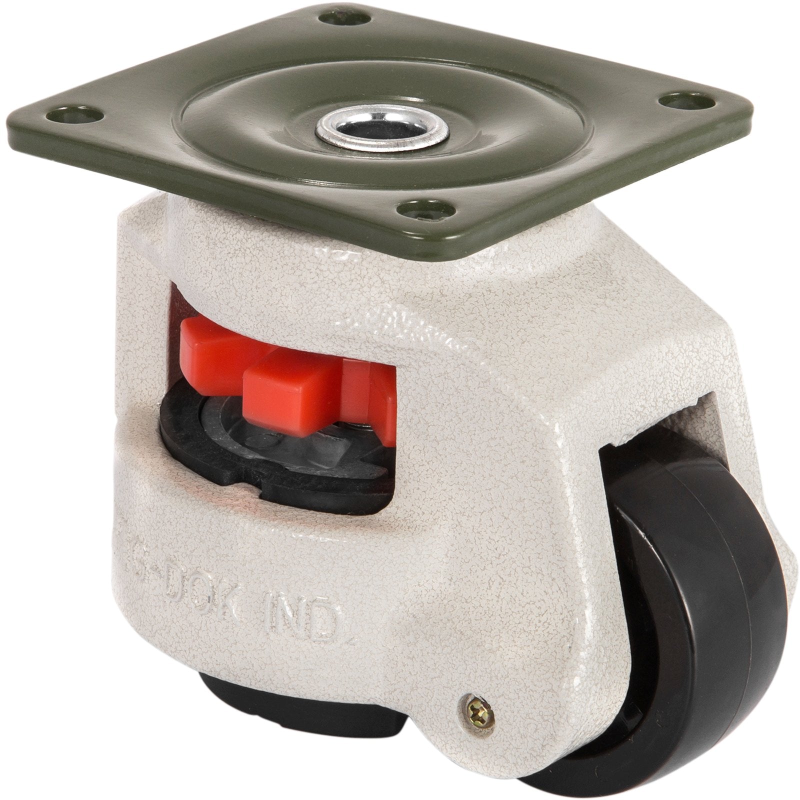 Desktops & Accessories: VEVOR 4 Pack Leveling Casters GD-60F Plate Mounted Footmaster Leveling Caster 551kg per Leveling Caster Wheels Nylon Wheel and NBR Pad(GD-60F)