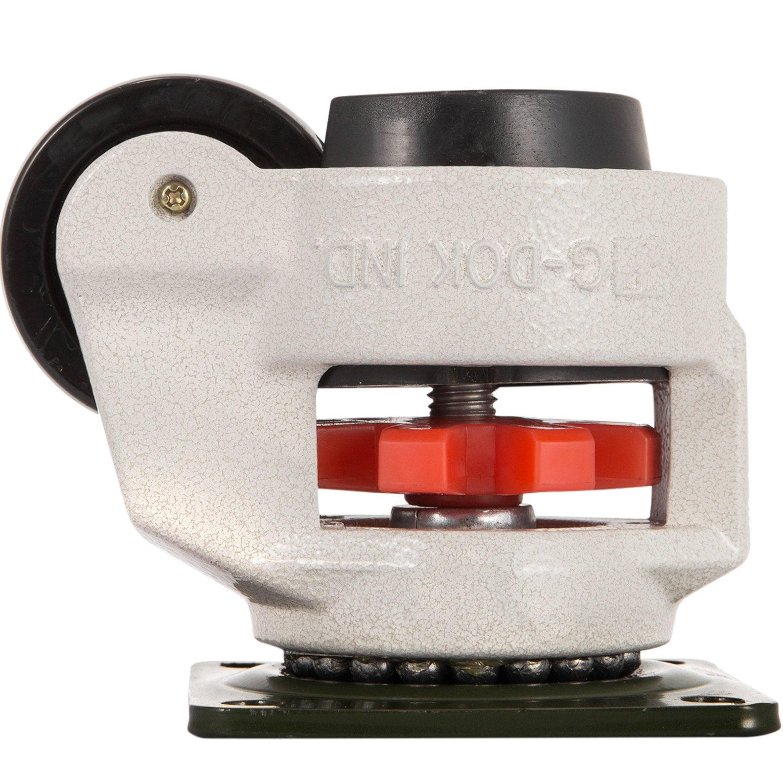 Desktops & Accessories: VEVOR 4 Pack Leveling Casters GD-60F Plate Mounted Footmaster Leveling Caster 551kg per Leveling Caster Wheels Nylon Wheel and NBR Pad(GD-60F)