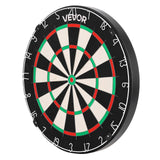 Gardening Tools: VEVOR Dart Board, High-Grade Self-Healing Sisal Fiber Dartboard with Staple-Free Bullseye, Blade Wire & Rotating Number Ring, 450mm Professional Dartboard for Home Party Game Room (Darts Not Included)