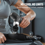 Massagers: VEVOR Massage Gun Deep Tissue, Percussion Muscle Massager for Athletes - with 4 Speed Levels & 4 Massage Heads, 7.4V 2500mAh Batteries, Handheld Mini Massage Gun for Pain Relief, Muscle Relaxation