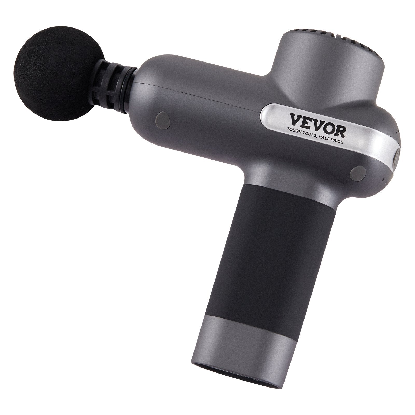 Massagers: VEVOR Massage Gun Deep Tissue, Percussion Muscle Massager for Athletes - with 5 Speed Levels & 6 Massage Heads, 7.4V 2500mAh Batteries, Handheld Electric Massage Gun for Pain Relief, Muscle Relaxation