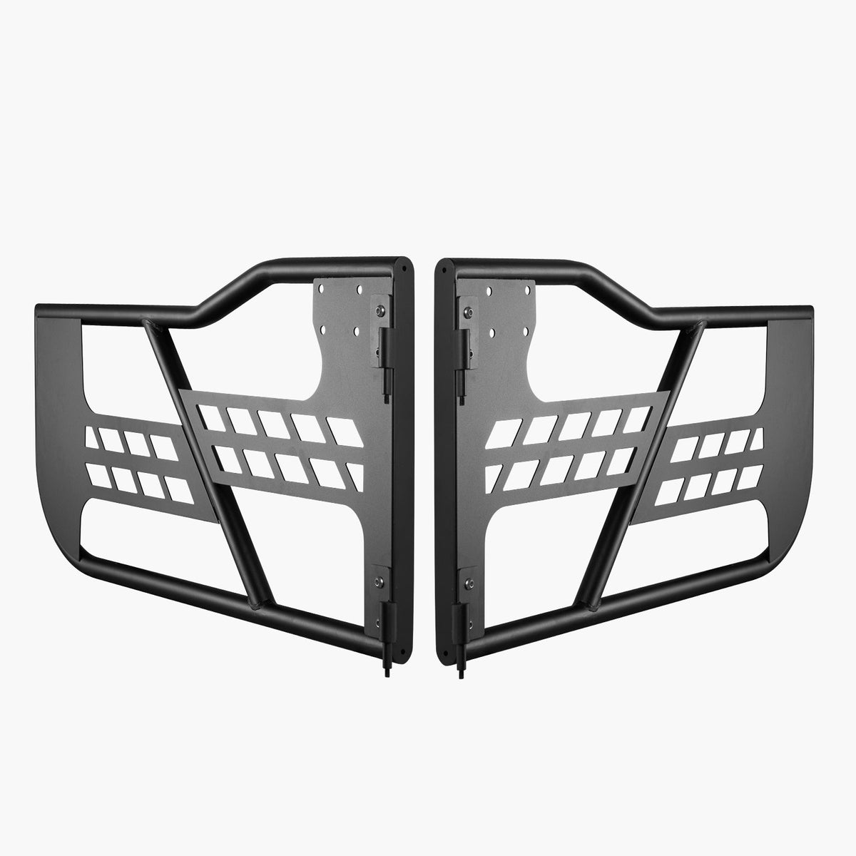 Jeep Tube Doors, 2-Door, Hunting Style Jeep Tubular Door with Heavy-Duty Hinges & OE Latch, Jeep Doors with Rubber Pads & Toughened Steel Tube, Fit for 2007-2018 Jeep Wrangler JK