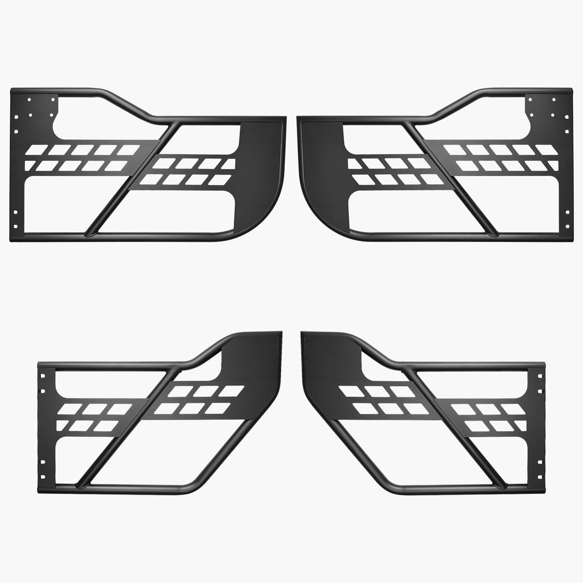 Jeep Tube Doors, 4-Door, Hunting Style Jeep Tubular Door with DOT Certified Rear View Mirrors, Jeep Doors with Rear Mirrors for 2018-2024 Jeep Wrangler JL & 2020-2024 Jeep Gladiator JT