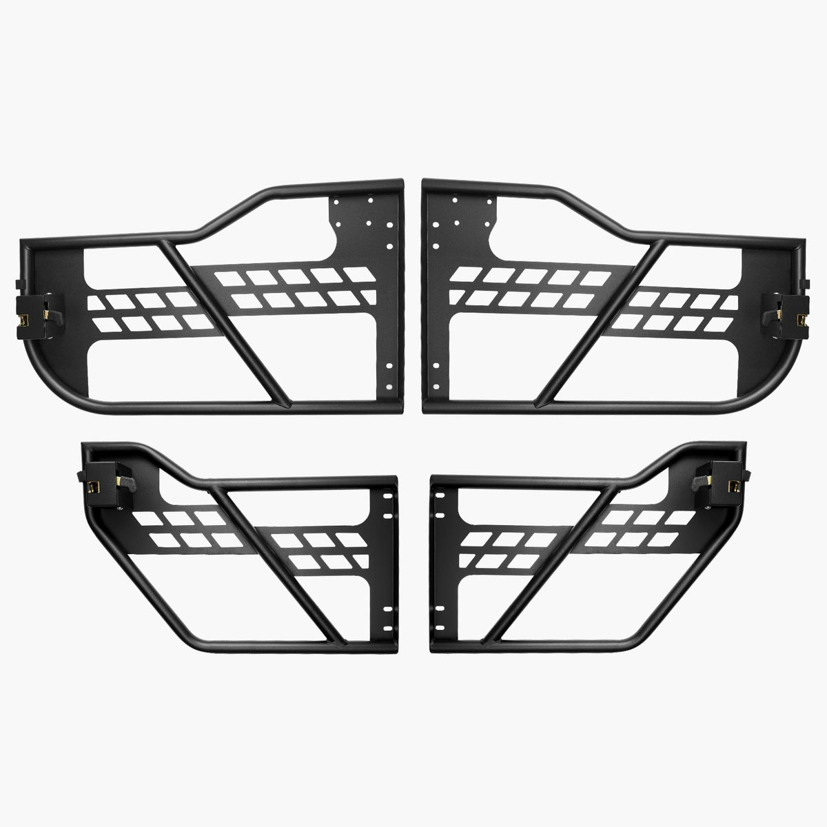 Jeep Tube Doors, 4-Door, Hunting Style Jeep Tubular Door with DOT Certified Rear View Mirrors, Jeep Doors with Rear Mirrors for 2018-2024 Jeep Wrangler JL & 2020-2024 Jeep Gladiator JT