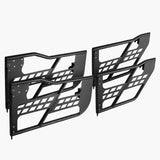 Automotive Decor: VEVOR Jeep Tube Doors, 4-Door, Hunting Style Jeep Tubular Door with Heavy-Duty Hinges & OE Latch, Jeep Doors with Rubber Pads, Fit for 2018-2024 Jeep Wrangler JL & 2020-2024 Jeep Gladiator JT