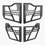 Automotive Decor: VEVOR Jeep Tube Doors, 4-Door, Hunting Style Jeep Tubular Door with Heavy-Duty Hinges & OE Latch, Jeep Doors with Rubber Pads, Fit for 2018-2024 Jeep Wrangler JL & 2020-2024 Jeep Gladiator JT