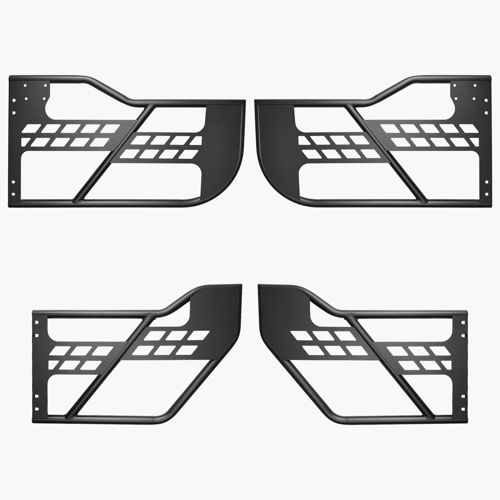 Automotive Decor: VEVOR Jeep Tube Doors, 4-Door, Hunting Style Jeep Tubular Door with Heavy-Duty Hinges & OE Latch, Jeep Doors with Rubber Pads, Fit for 2018-2024 Jeep Wrangler JL & 2020-2024 Jeep Gladiator JT