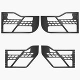 Automotive Decor: VEVOR Jeep Tube Doors, 4-Door, Hunting Style Jeep Tubular Door with Heavy-Duty Hinges & OE Latch, Jeep Doors with Rubber Pads, Fit for 2018-2024 Jeep Wrangler JL & 2020-2024 Jeep Gladiator JT