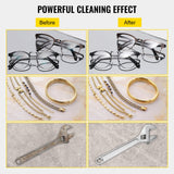 Jewellery Cleaners: VEVOR Ultrasonic Cleaner 2L Jewelry Cleaning with Digital Timer Ultrasonic Cleaning Machine for Jewellery Rings Watches Eyeglasses Dentures Coins Metal Parts Commercial and Home Use