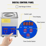 Jewellery Cleaners: VEVOR Ultrasonic Cleaner 2L Jewelry Cleaning with Digital Timer Ultrasonic Cleaning Machine for Jewellery Rings Watches Eyeglasses Dentures Coins Metal Parts Commercial and Home Use