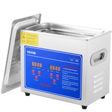 Jewellery Cleaners: VEVOR Ultrasonic Cleaner Machine 3L Stainless Steel Ultrasonic Cleaning Machine Digital Heater Timer Jewelry Cleaning for Commercial Personal Home Use (3L)