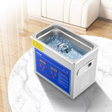 Jewellery Cleaners: VEVOR Ultrasonic Cleaner Machine 3L Stainless Steel Ultrasonic Cleaning Machine Digital Heater Timer Jewelry Cleaning for Commercial Personal Home Use (3L)