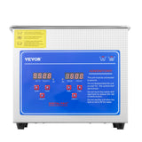 Jewellery Cleaners: VEVOR Ultrasonic Cleaner Machine 3L Stainless Steel Ultrasonic Cleaning Machine Digital Heater Timer Jewelry Cleaning for Commercial Personal Home Use (3L)