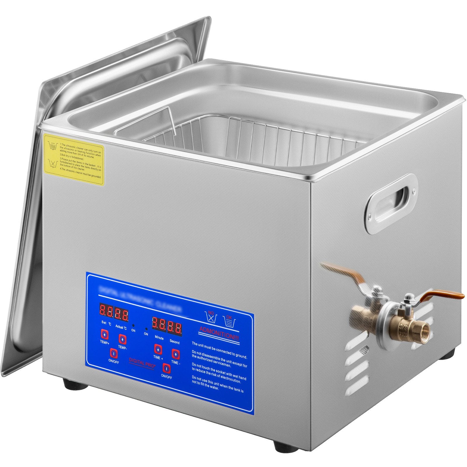 Jewellery Cleaners: Vevor Powerful Stainless Steel 13.5-15 L Liters Ultrasonic Cleaner 360W Digital Heater Timer