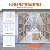 Curtains & Drapes: VEVOR Strip Curtain, 4572 cm Length x 20 cm Width x 2 mm Thickness, Clear Ribbed PVC Curtain Strip Door Bulk Roll, Plastic Door Strips for Doorways of Supermarket, Garage, Warehouse, Barn, Pet House