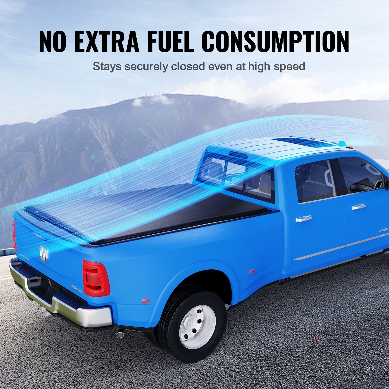 Caravan Accessories: VEVOR Truck Bed Cover, Roll Up Truck Bed Tonneau Cover, Compatible with 2002-2018 Dodge Ram 1500, 2003-2024 2500 3500, 2019-2024 Classic, for 6.4 x 5.5 ft Bed, Soft PVC material, Roll Up Tonneau Cover