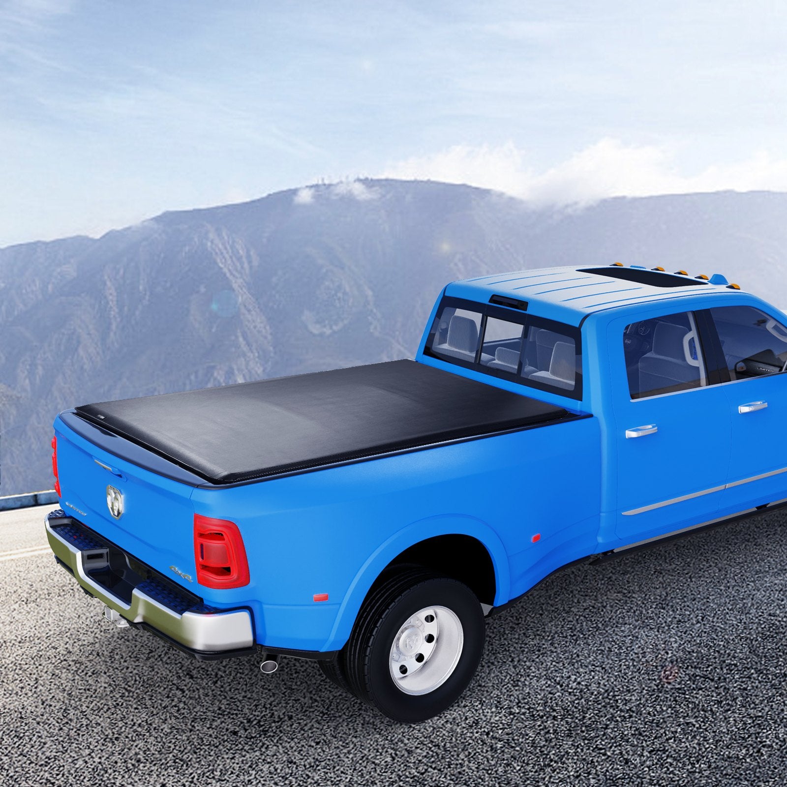 Caravan Accessories: VEVOR Truck Bed Cover, Roll Up Truck Bed Tonneau Cover, Compatible with 2002-2018 Dodge Ram 1500, 2003-2024 2500 3500, 2019-2024 Classic, for 6.4 x 5.5 ft Bed, Soft PVC material, Roll Up Tonneau Cover