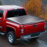 Caravan Accessories: VEVOR Truck Bed Cover, Roll Up Truck Bed Tonneau Cover, Compatible with 2019-2024 Chevy Silverado GMC Sierra 1500 (NOT FIT 19-24 Classic) Bed, for 1.8m x 1.6m Bed, Soft PVC, Roll Up Tonneau Cover