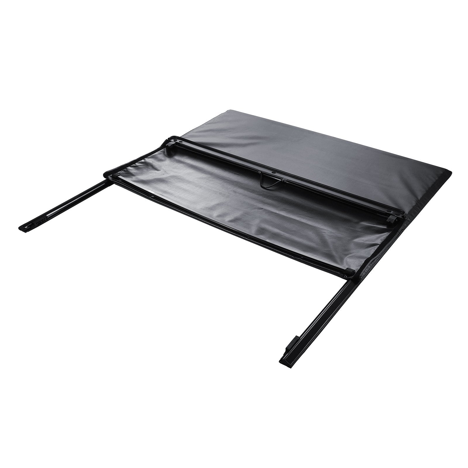Truck Bed Cover, Roll Up Truck Bed Tonneau Cover, Compatible with 2019-2024 Chevy Silverado GMC Sierra 1500 (NOT FIT 19-24 Classic) Bed, for 1.8m x 1.6m Bed, Soft PVC, Roll Up Tonneau Cover