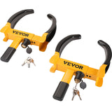 Automotive Repair & Speciality Tools: VEVOR Wheel Lock, 2 Packs Universal Wheel Clamp Lock, Adjustable Anti Theft Trailer Lock Wheel Clamp, Heavy-duty Steel Tire Lock for ATV RV SUV Car Golf Cart Boats Motorcycles, with 6 Keys