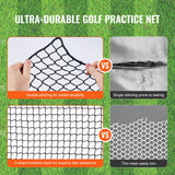 Activity Games: VEVOR 10x10ft Golf Practice Net Indoor Hitting Net for Baseball Hockey Soccer