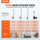 Animal Traps: VEVOR Linear Actuator 12V, 12 Inch High Load 330lbs/1500N Linear Actuator, 0.19"/s Linear Motion Actuator with Mounting Bracket and IP54 Protection