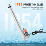 Animal Traps: VEVOR Linear Actuator 12V, 12 Inch High Load 330lbs/1500N Linear Actuator, 0.19"/s Linear Motion Actuator with Mounting Bracket and IP54 Protection