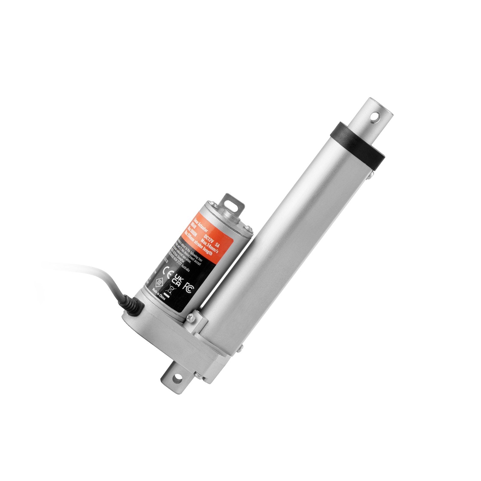 Animal Traps: VEVOR Linear Actuator 12V, 4 Inch High Load 330lbs/1500N Linear Actuator, 0.19"/s Linear Motion Actuator with Mounting Bracket and IP54 Protection