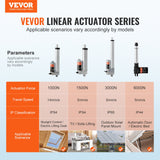 Animal Traps: VEVOR Linear Actuator 12V, 4 Inch High Load 330lbs/1500N Linear Actuator, 0.19"/s Linear Motion Actuator with Mounting Bracket and IP54 Protection