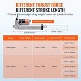 Animal Traps: VEVOR Linear Actuator 12V, 4 Inch High Load 330lbs/1500N Linear Actuator, 0.19"/s Linear Motion Actuator with Mounting Bracket and IP54 Protection