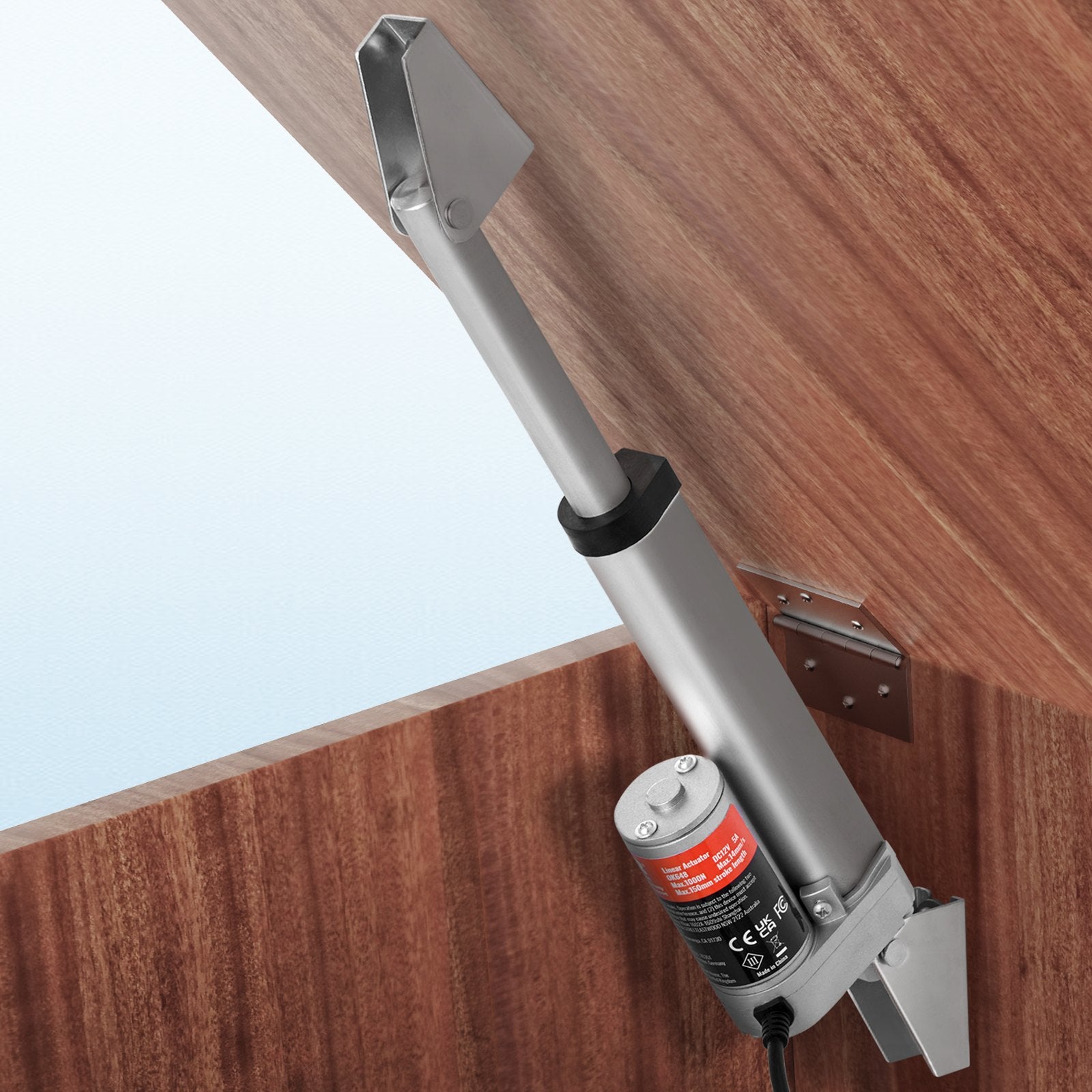 Animal Traps: VEVOR Linear Actuator 12V, 4 Inch High Load 330lbs/1500N Linear Actuator, 0.19"/s Linear Motion Actuator with Mounting Bracket and IP54 Protection