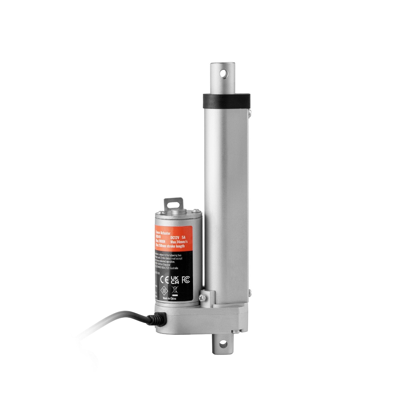 Animal Traps: VEVOR Linear Actuator 12V, 4 Inch High Load 330lbs/1500N Linear Actuator, 0.19"/s Linear Motion Actuator with Mounting Bracket and IP54 Protection