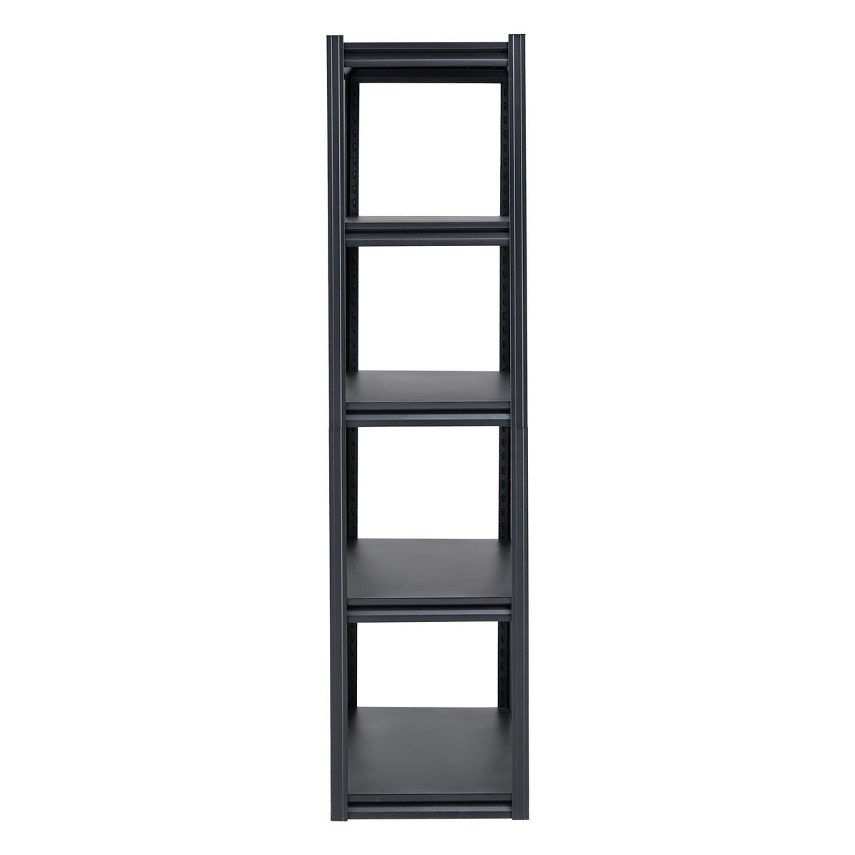 Storage Shelves, 2000 lbs, 5 Tier Garage Storage Shelving, 18" D x 40" W x 72" H Adjustable Metal Shelves for Garage Shelves Utility Rack Shelf, Ideal for Kitchen, Warehouse, Basement, Black
