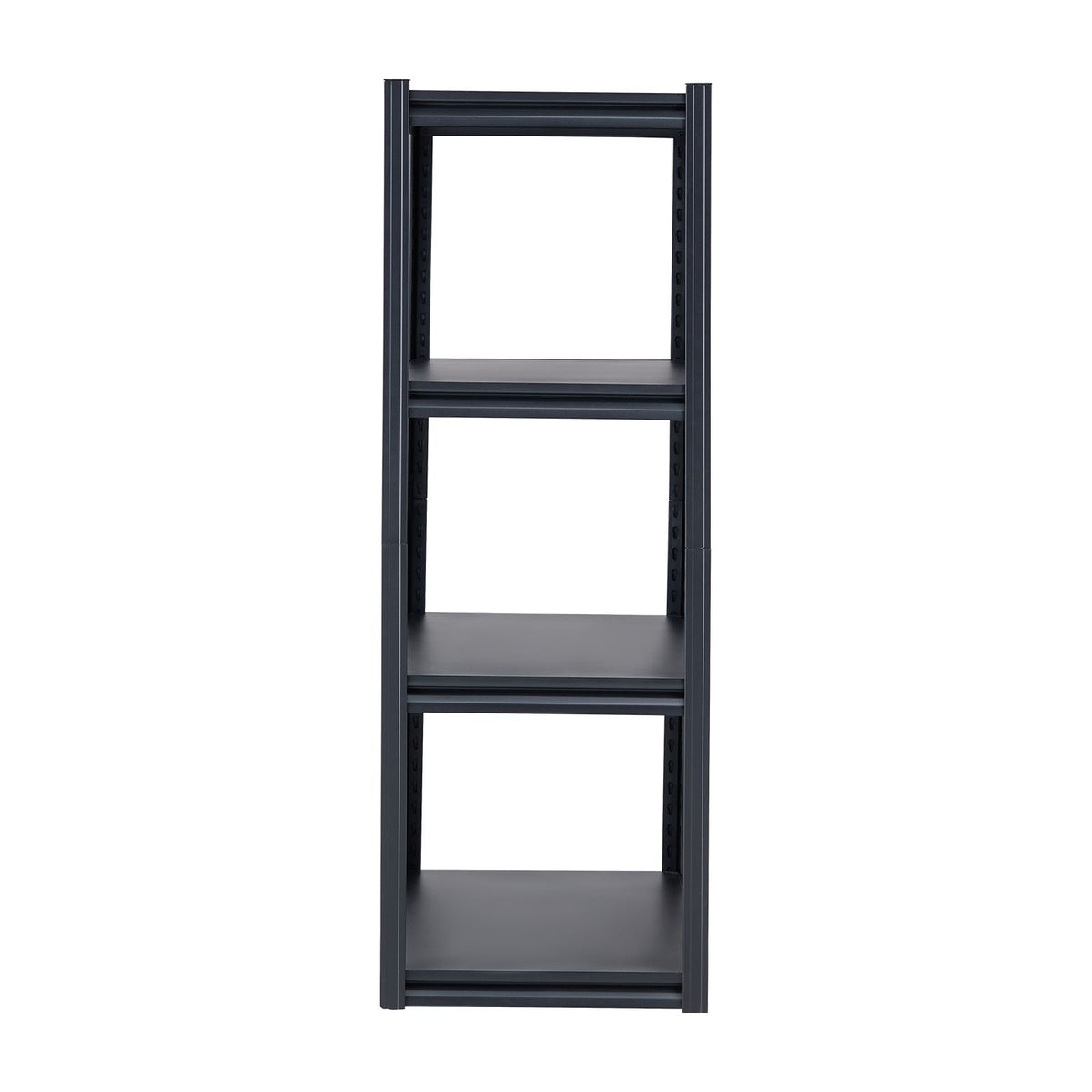 Storage Shelves, 2400 lbs, 4 Tier Garage Storage Shelving, 20" D x 40" W x 57" H Adjustable Metal Shelves for Garage Shelves Utility Rack Shelf, Ideal for Kitchen, Warehouse, Basement, Black