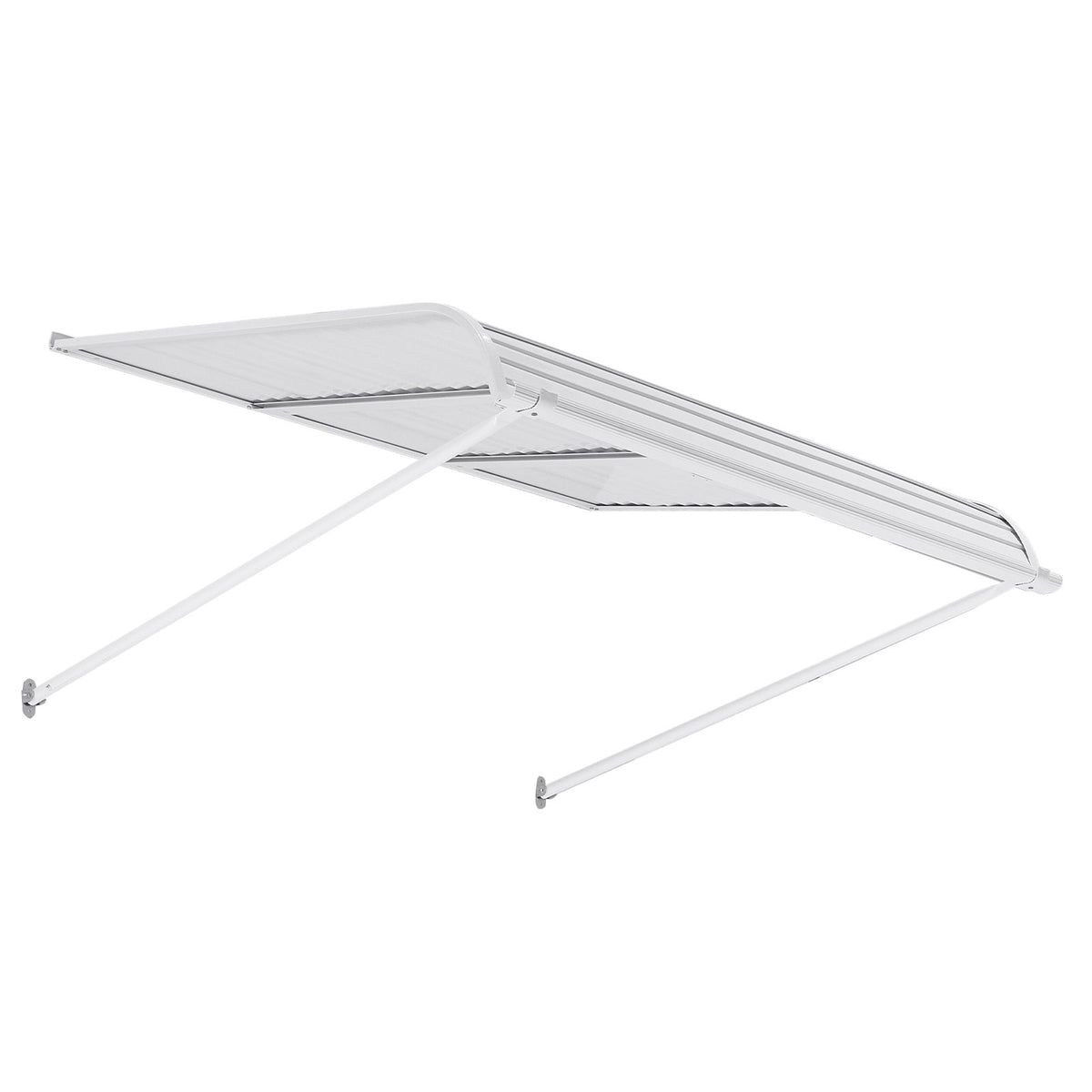 Aluminum Awning 1219 × 1066 mm, Durable Window Awning Door Canopy, Lightweight and Stable Aluminum Exterior Awnings Rain Snow Sunlight Protection for Door Entrance Windows Patio Porch