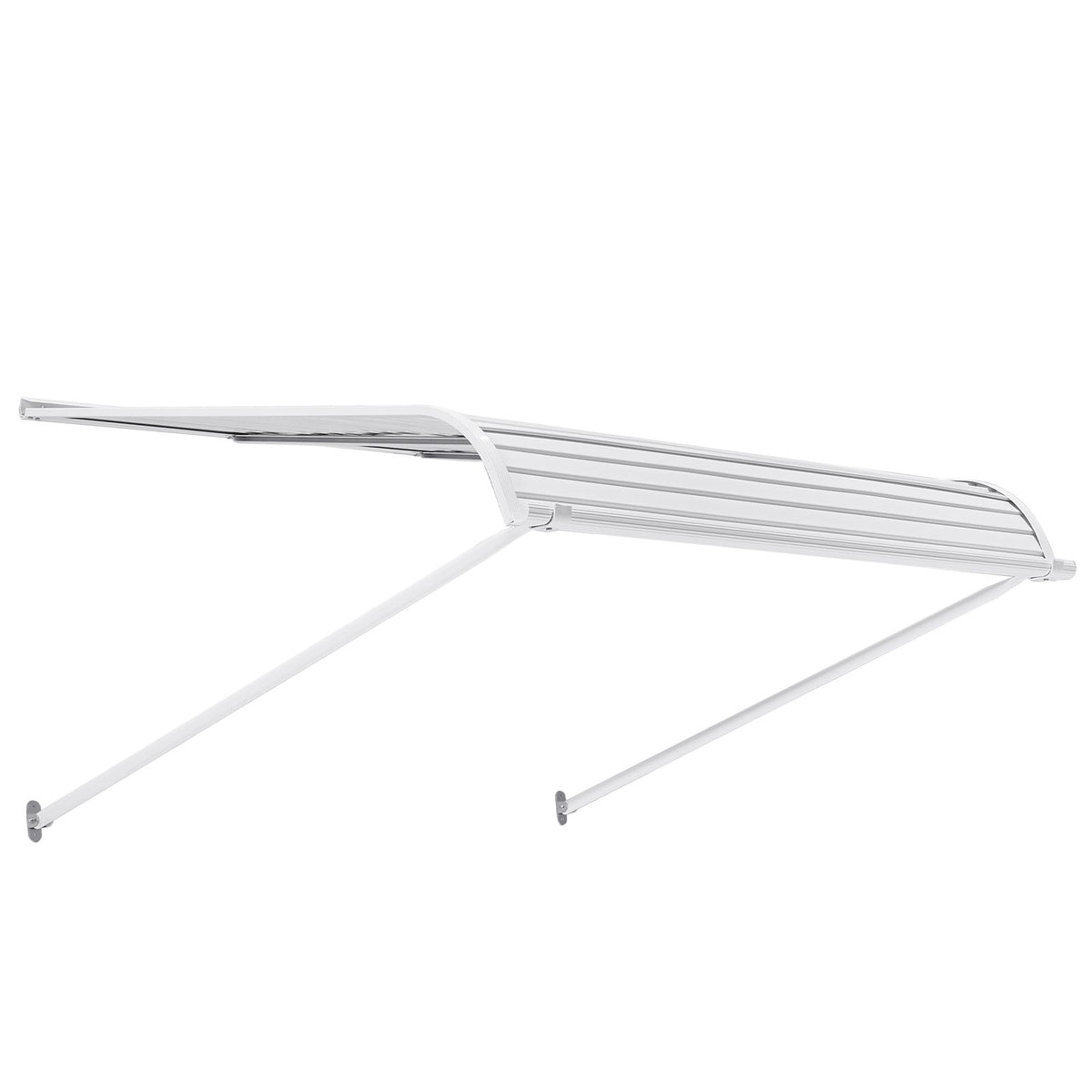 Aluminum Awning 1219 × 1066 mm, Durable Window Awning Door Canopy, Lightweight and Stable Aluminum Exterior Awnings Rain Snow Sunlight Protection for Door Entrance Windows Patio Porch