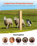 Vases & Table Decor: VEVOR Farm Fence,  122cm x 15.2m, 2 x 4 in Mesh 14 Gauge Galvanized Steel Wire Fencing for Cattle, Hog & Sheep , Heavy Duty Vinyl Coated Livestock Fence for Animal Enclosures, Cage Wire, Garden Fences