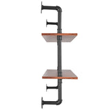 Kitchen & Bathroom DIY: VEVOR Industrial Pipe Shelf 2 Tier 48x 9.84in Wall-Mount for Kitchen Bedroom