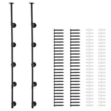 Audio Accessories: VEVOR Industrial Pipe Shelf, 5 Tier 2PCS, 9.84in Applicable Board Width Wall-Mount Floating Rustic Wood Shelves Bracket Bookshelf,Storage Holder for Kitchen Bedroom Bathroom, (Planks NOT Included)